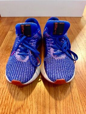 Nike React Infinity Run Flyknit 3 women's road running shoes in "Racer Blue"